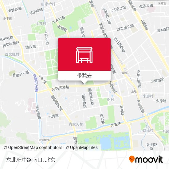 东北旺中路南口地图