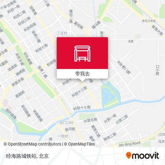 经海路城铁站地图