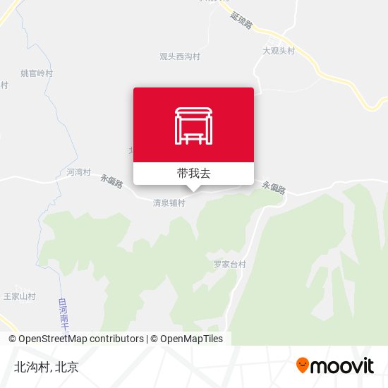 北沟村地图
