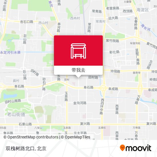双槐树路北口地图