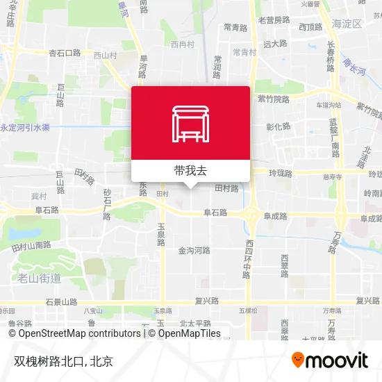 双槐树路北口地图