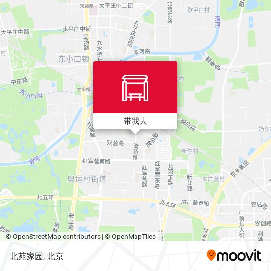 北苑家园地图