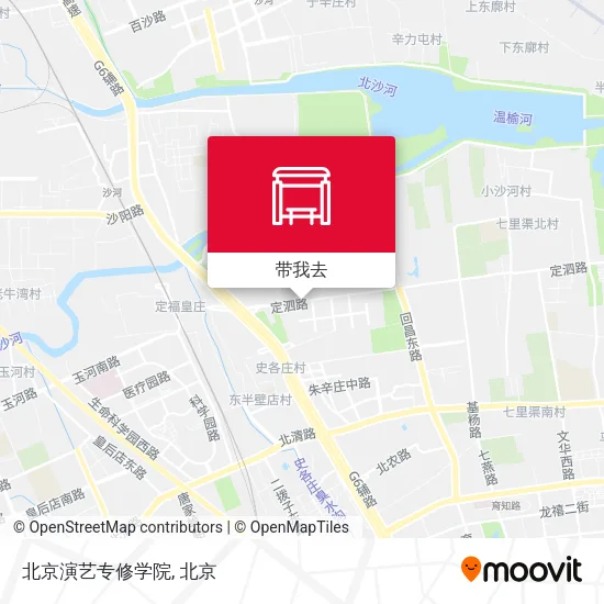 北京演艺专修学院地图