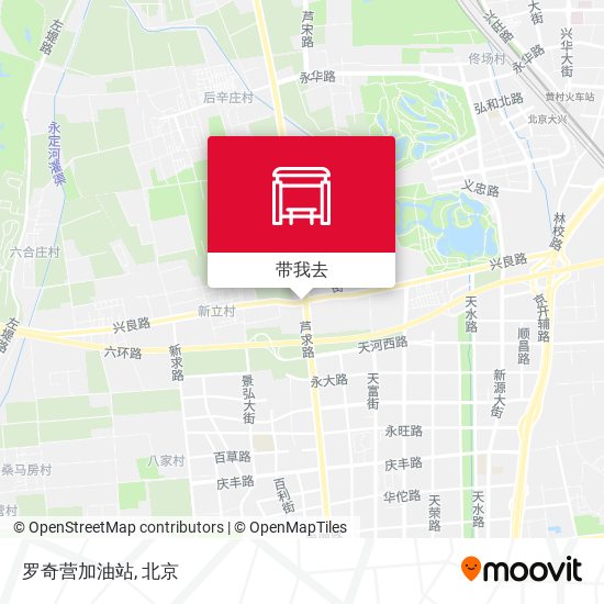 罗奇营加油站地图
