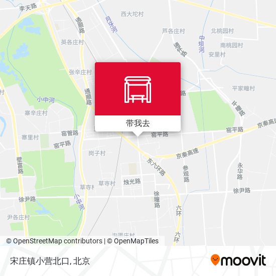 宋庄镇小营北口地图