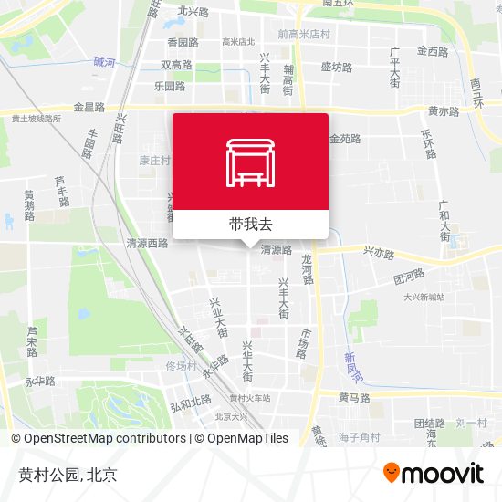 黄村公园地图