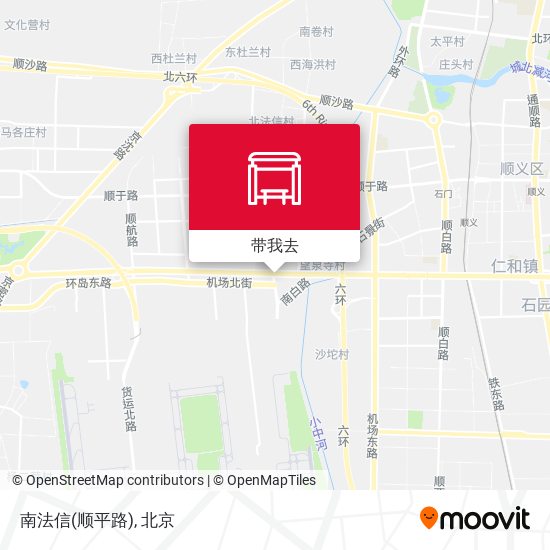 南法信(顺平路)地图