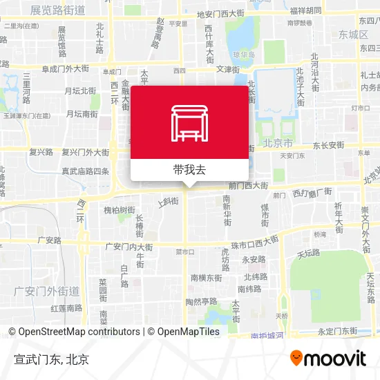 宣武门东地图
