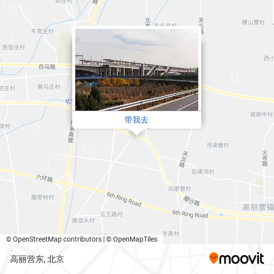 高丽营东地图
