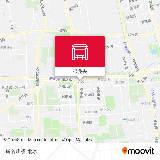 磁各庄桥地图