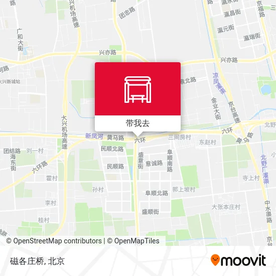 磁各庄桥地图