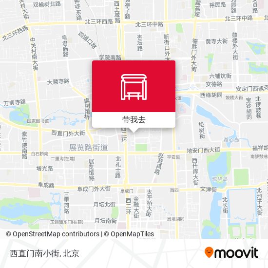 西直门南小街地图