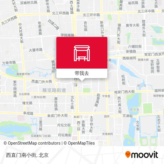 西直门南小街地图