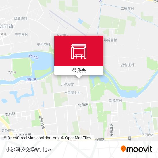 小沙河公交场站地图