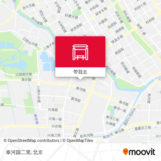 泰河园二里地图
