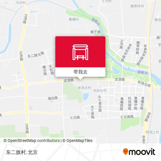 东二旗村地图