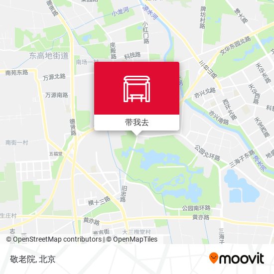 敬老院地图