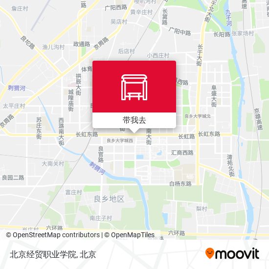北京经贸职业学院地图