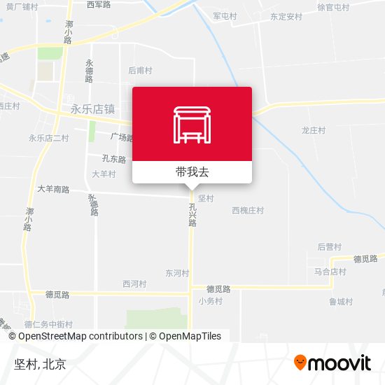 坚村地图