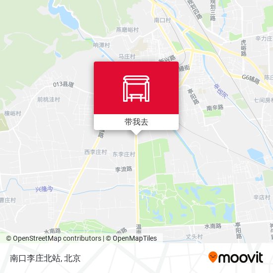 南口李庄北站地图