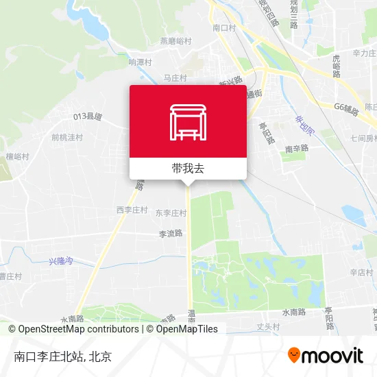 南口李庄北站地图