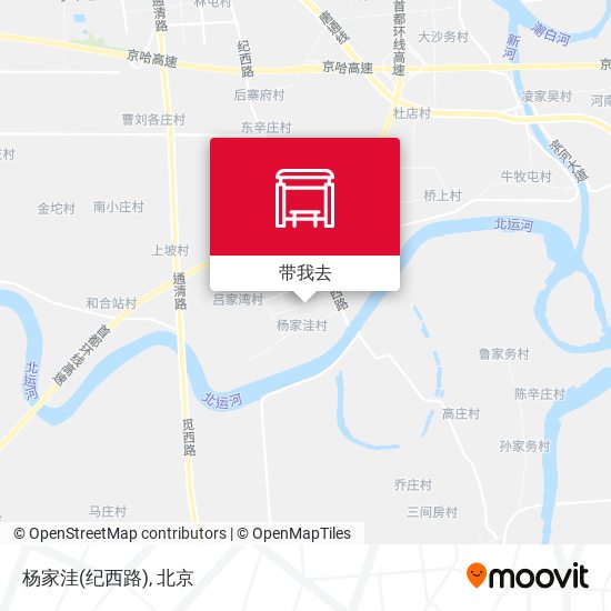 杨家洼(纪西路)地图