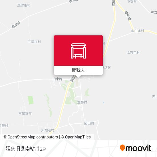 延庆旧县南站地图