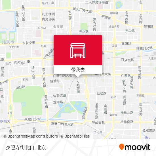 夕照寺街北口地图