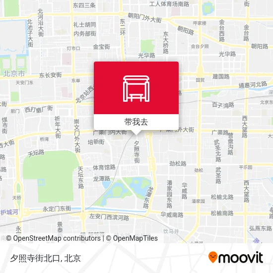 夕照寺街北口地图