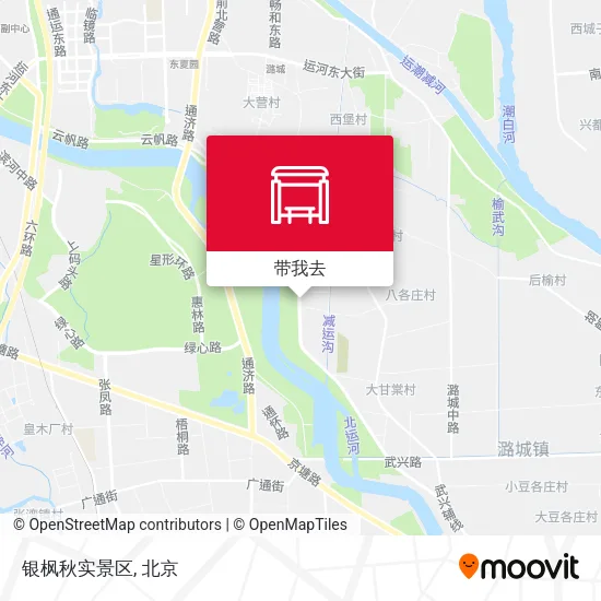 银枫秋实景区地图