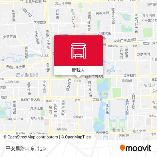 平安里路口东地图