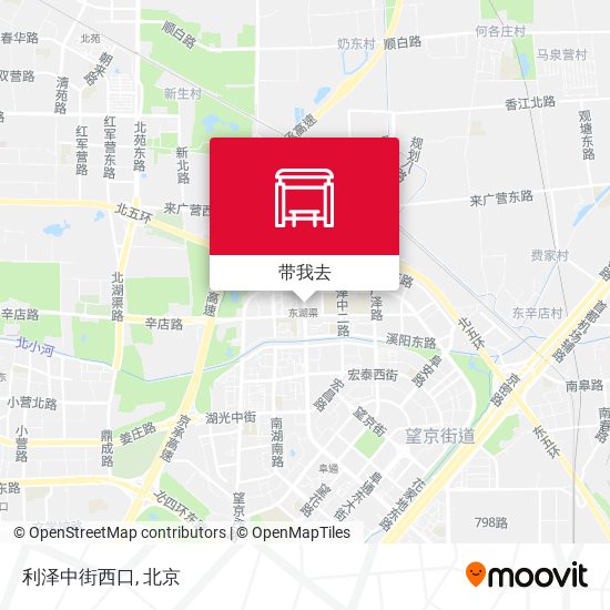 利泽中街西口地图