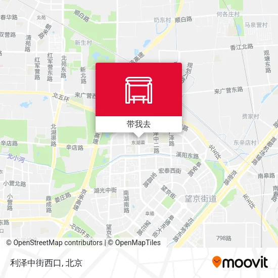 利泽中街西口地图