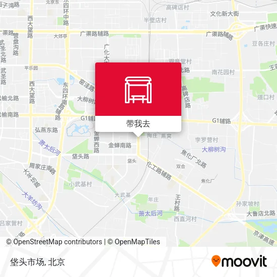 垡头市场地图
