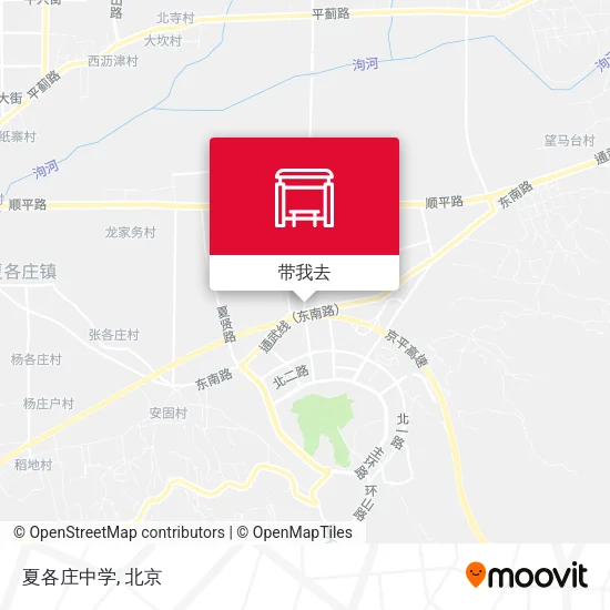 夏各庄中学地图