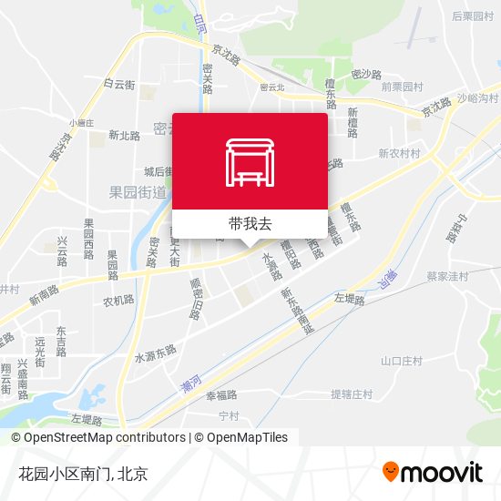 花园小区南门地图