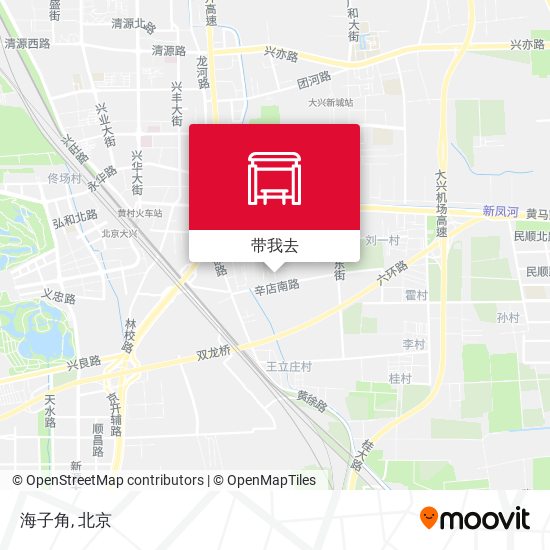 海子角地图