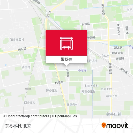 东枣林村地图
