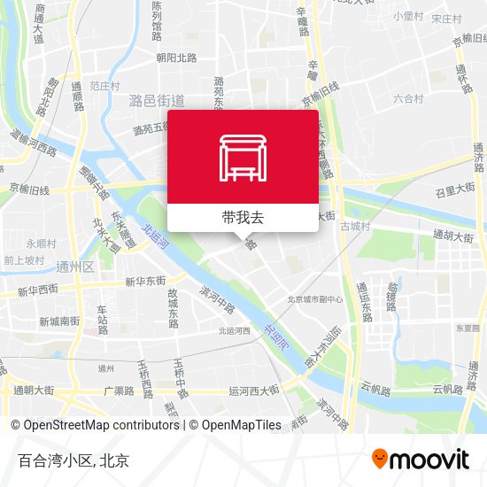 百合湾小区地图