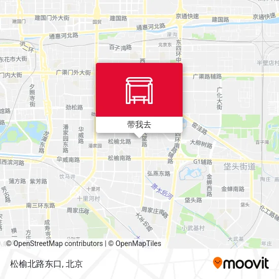 松榆北路东口地图