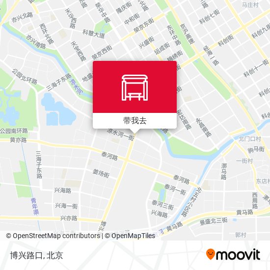 博兴路口地图
