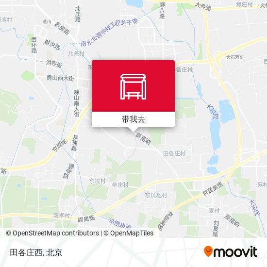 田各庄西地图