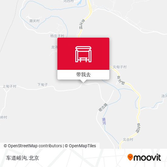 车道峪沟地图