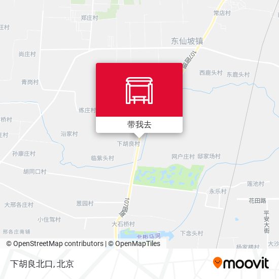 下胡良北口地图