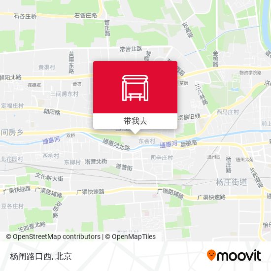 杨闸路口西地图