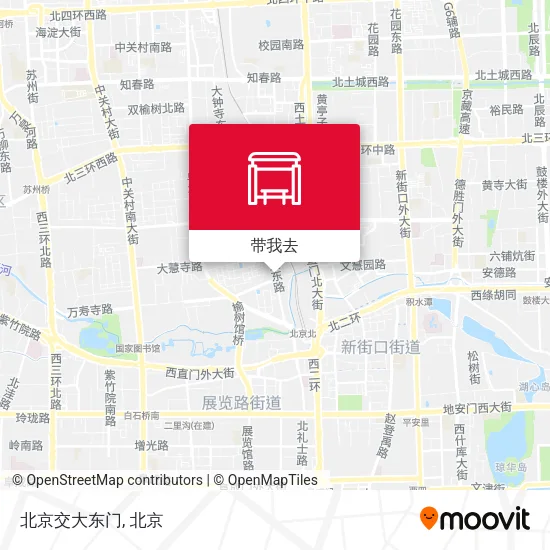 北京交大东门地图