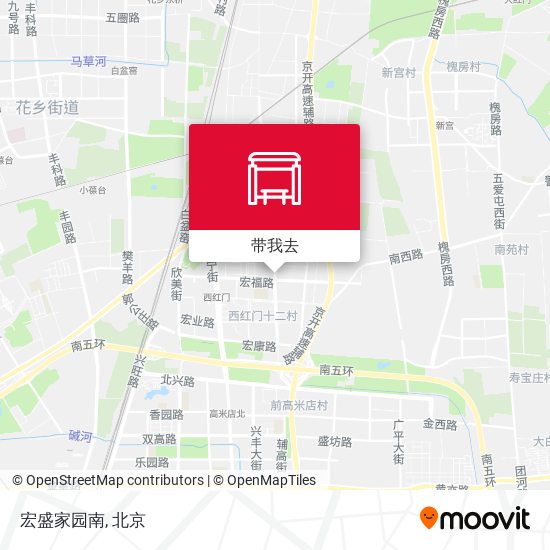 宏盛家园南地图