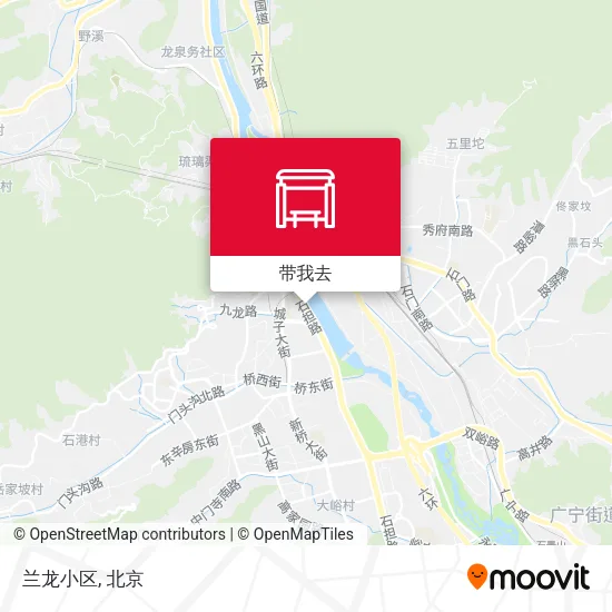 兰龙小区地图