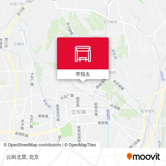 云岗北里地图