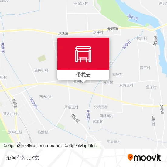 沿河车站地图